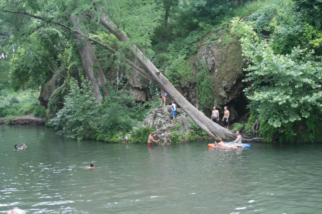 Krause Springs natural pool