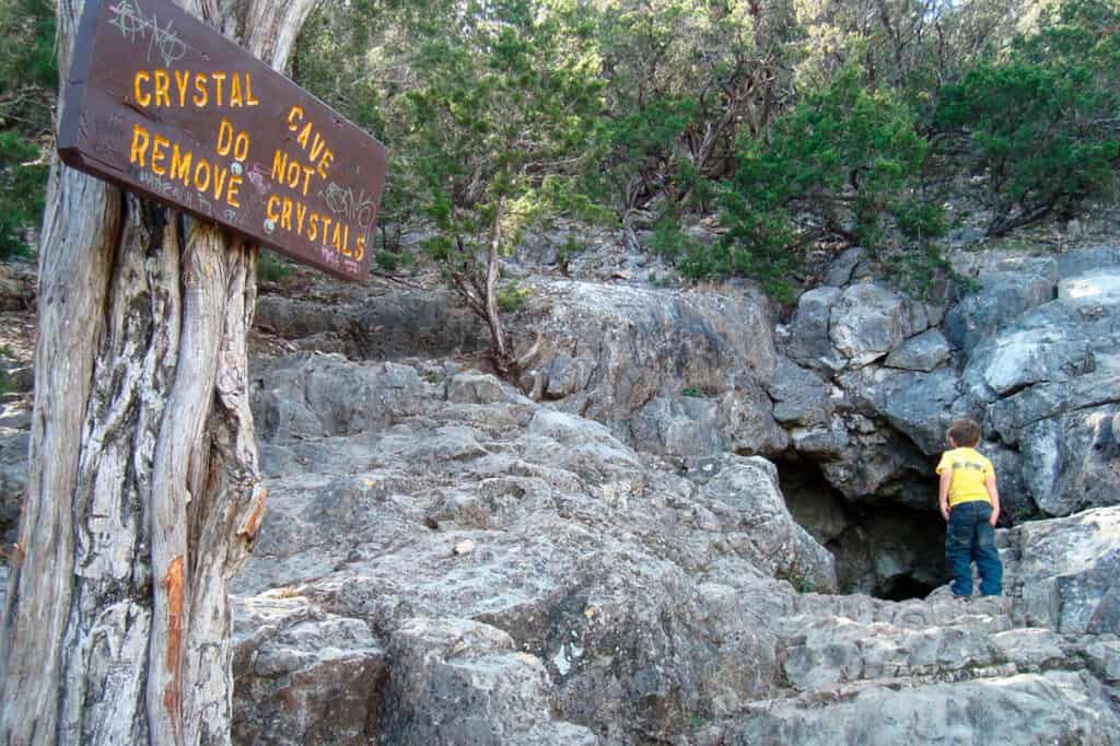 Garner State Park Crystal Cave Trail